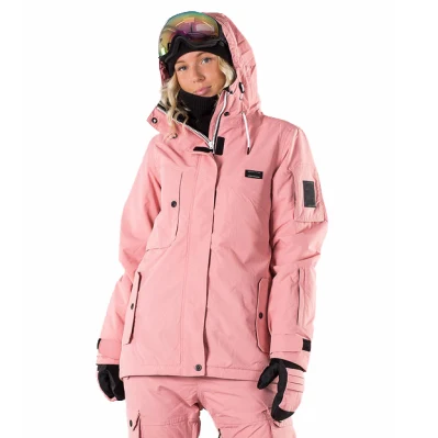 도매 고품질 여성 방수 겨울 야외 후드 스포츠 방풍 스키 재킷